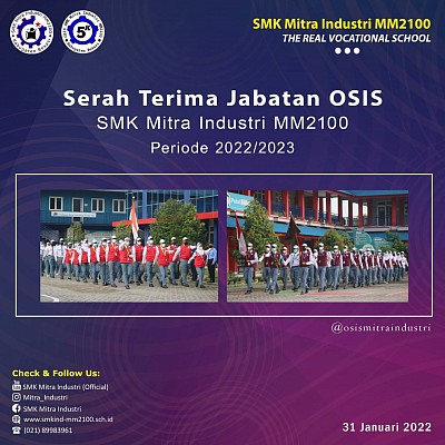 Serah Terima Jabatan OSIS Periode 2022/2023