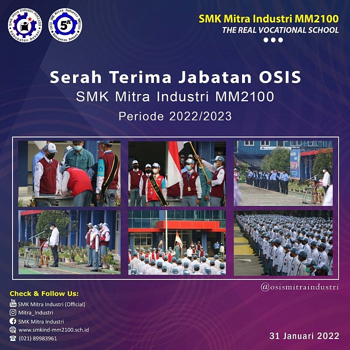 Serah Terima Jabatan OSIS Periode 2022/2023