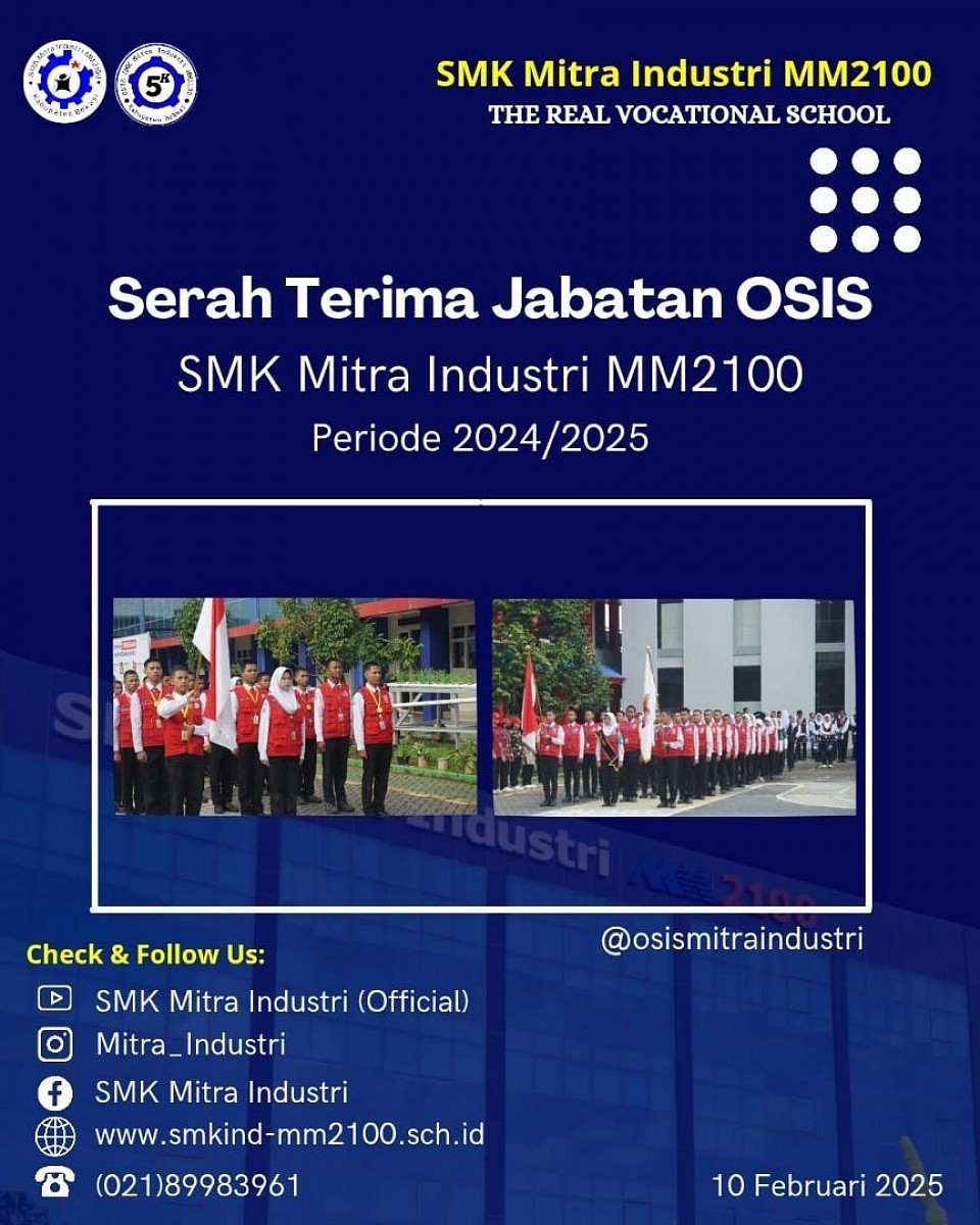 Serah Terima Jabatan OSIS Periode 2025/2026