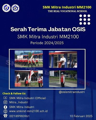 Serah Terima Jabatan OSIS Periode 2025/2026